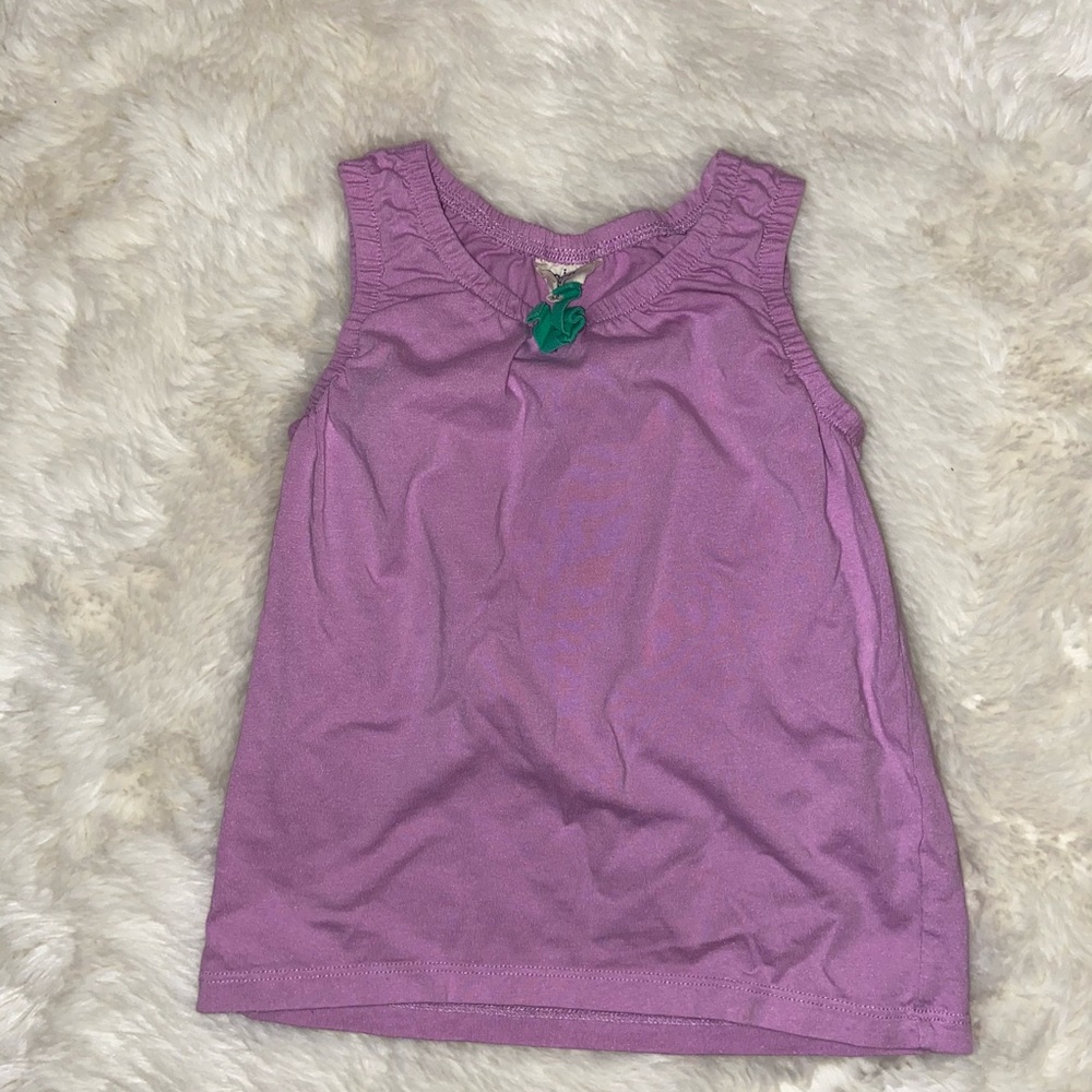 Mini Boden Lavender Tank Top, Size 3-4 Years